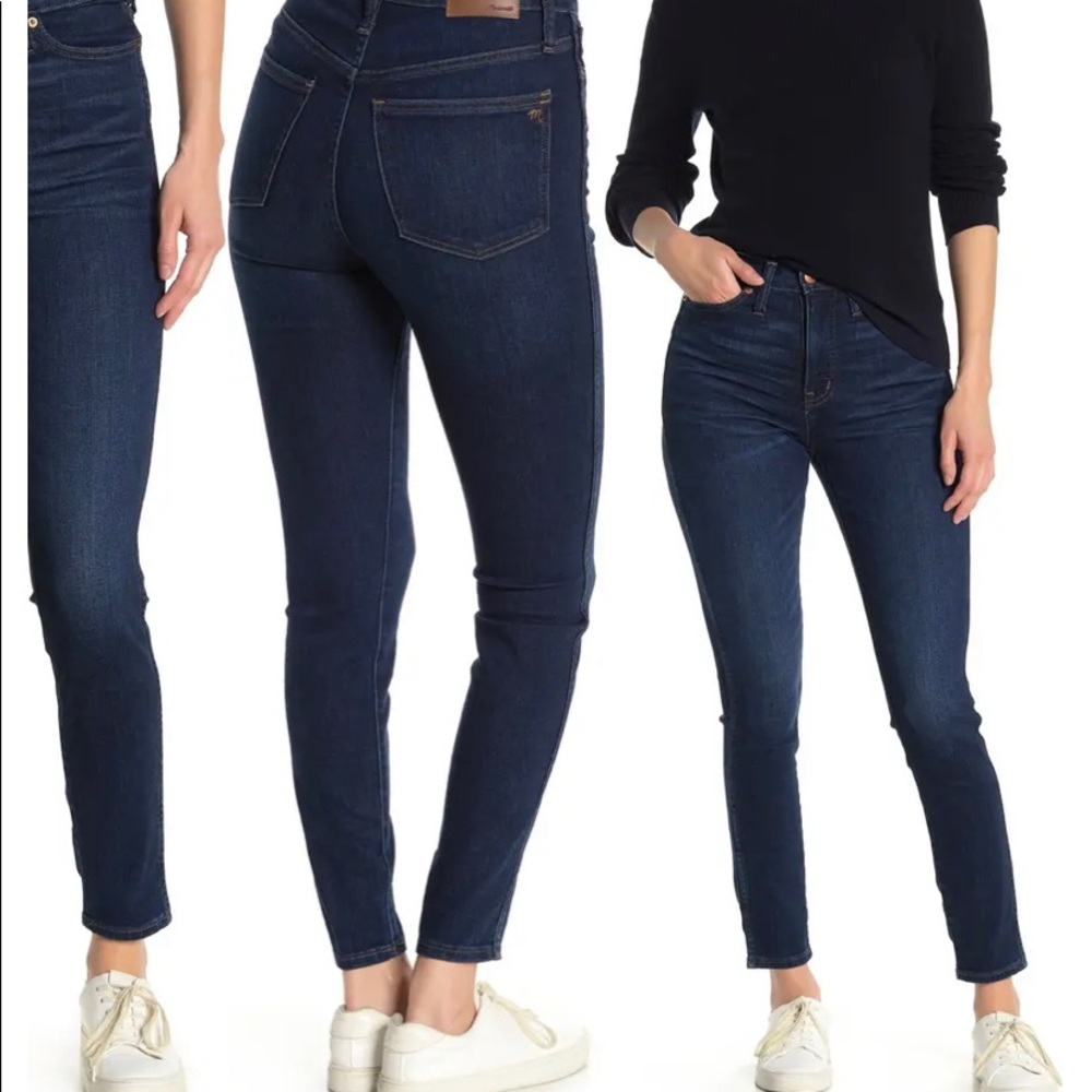 Madewell 10” high rise skinny jeans Lynchburg wash